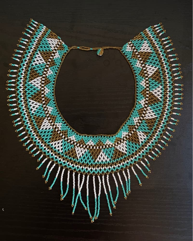 Handmade Beaded Necklace - Image 3