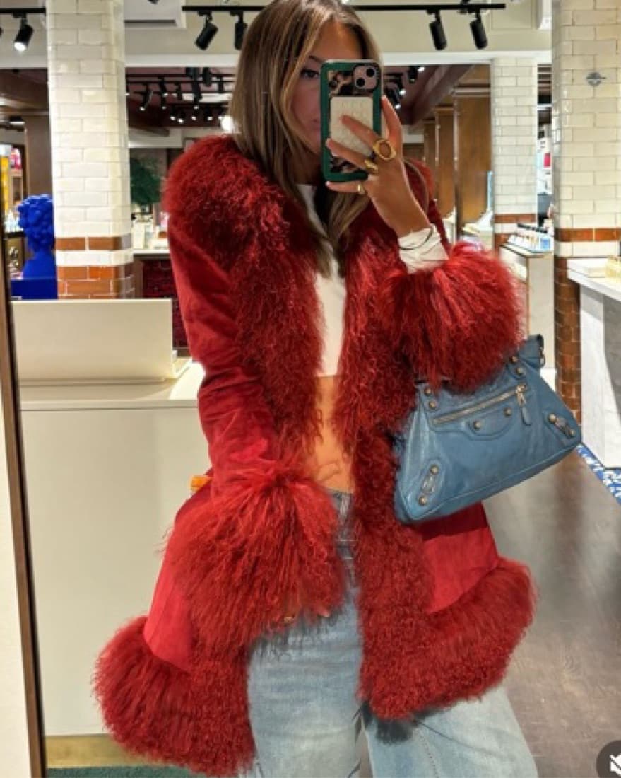 Charlotte Simone Red Coat  - Image 6