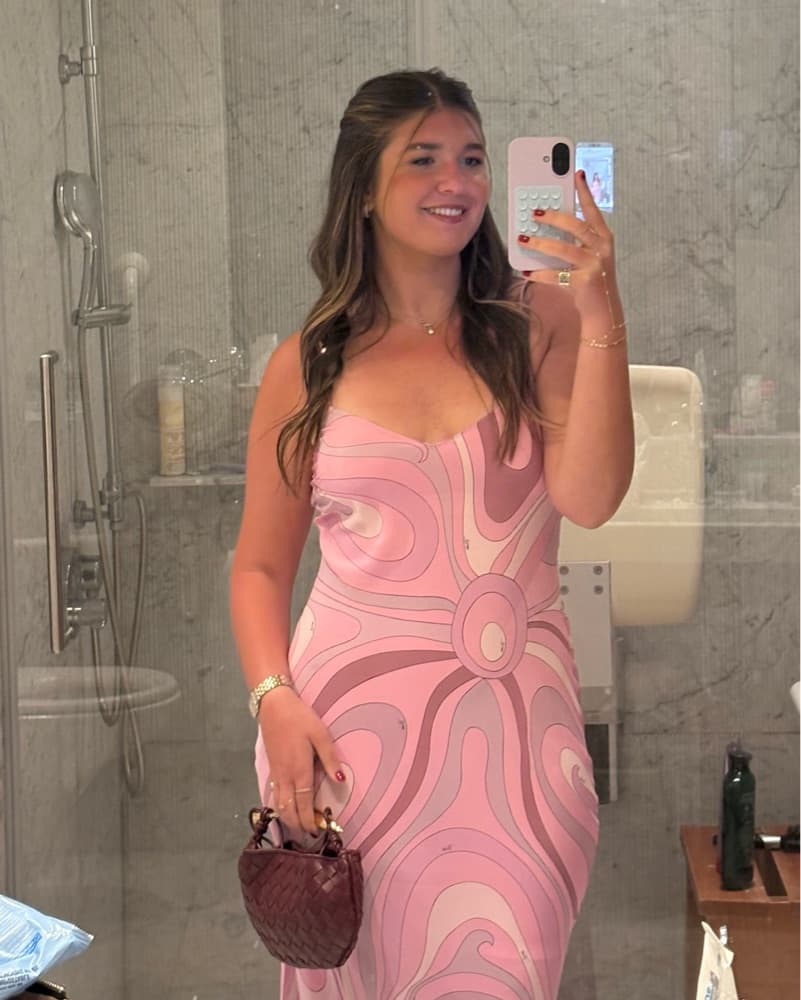 Pucci Pink Silk Maxi Dress - Image 4