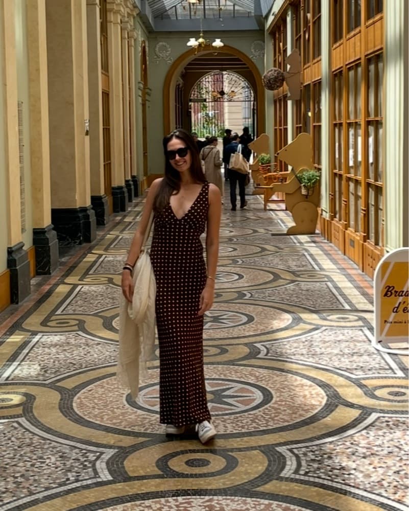 Chic Polka Dot Maxi Dress - Image 1