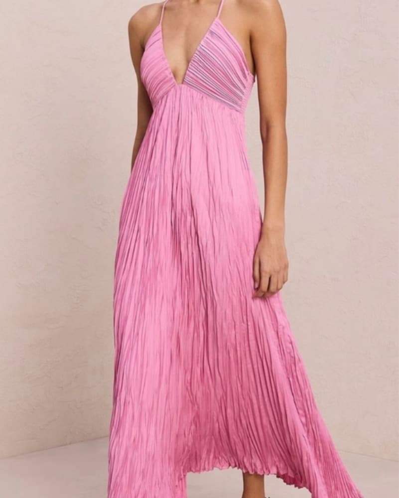 A.L.C. Angelina Pleated Dress - Image 1