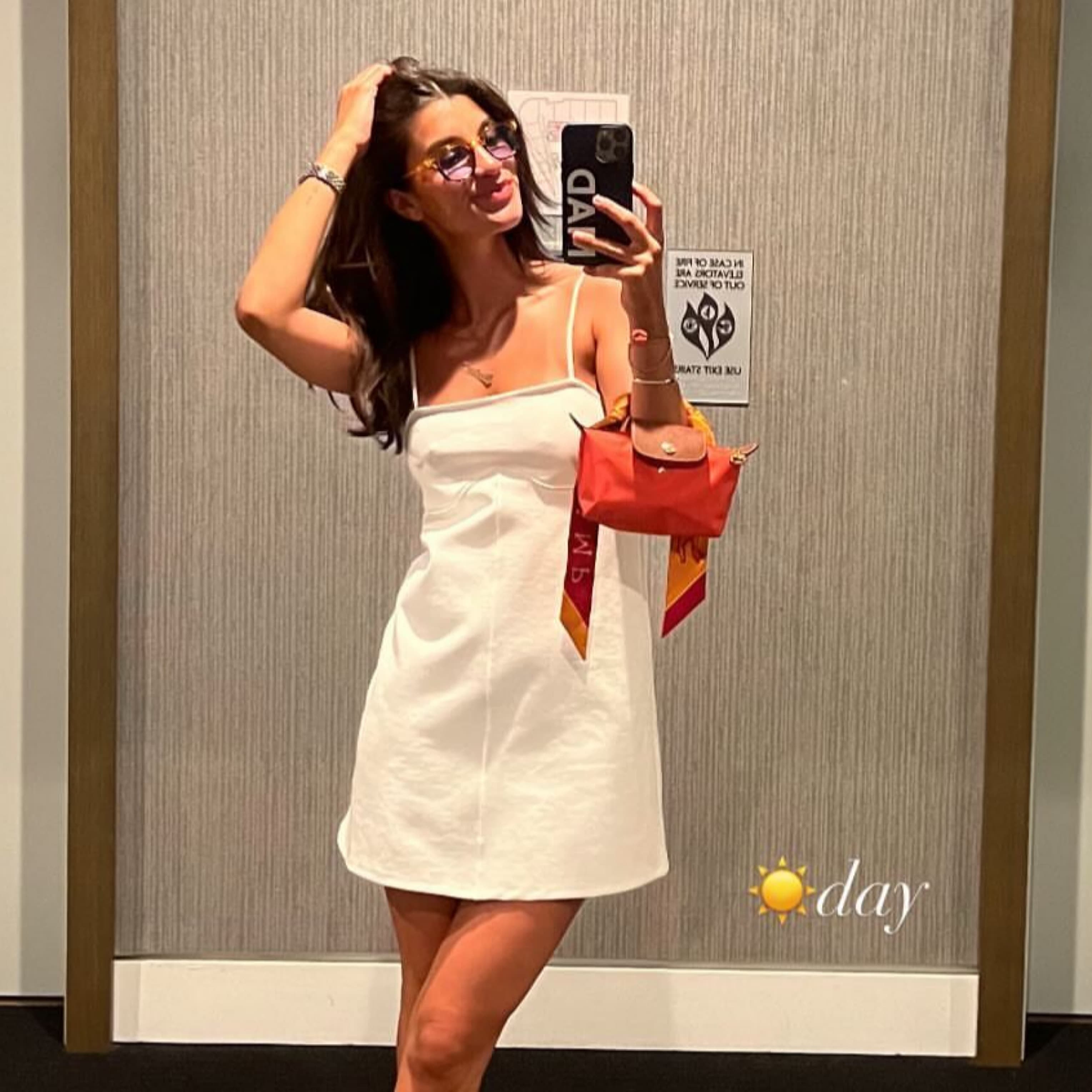 Zara white mini Dress - Image 1