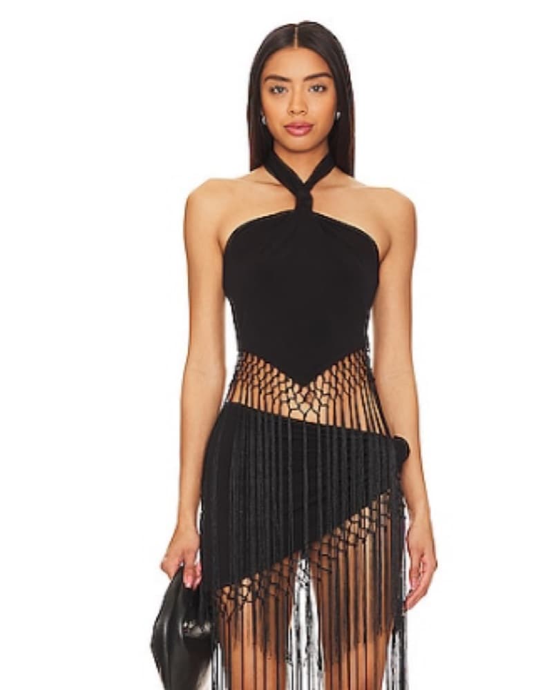 Chic Halter Fringe Set - Image 1