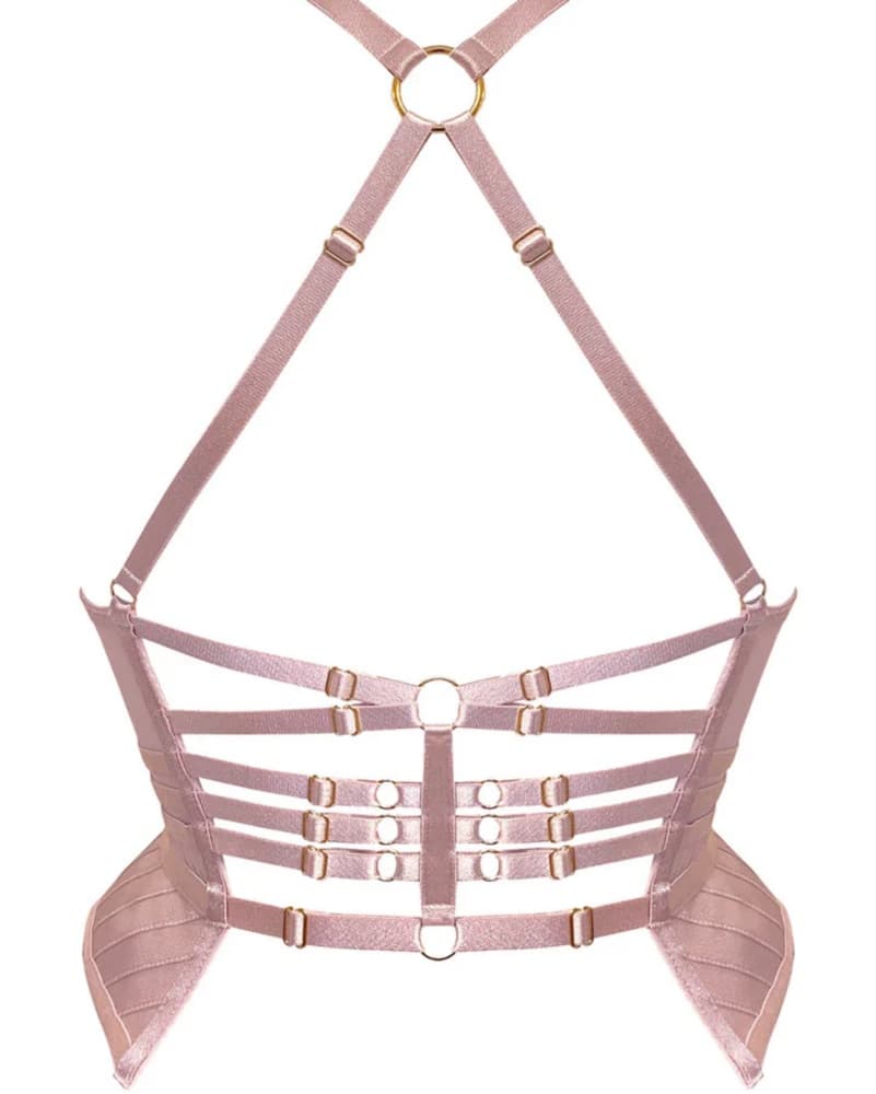 Bordelle Baby Pink Kora Bustier XS - Image 2
