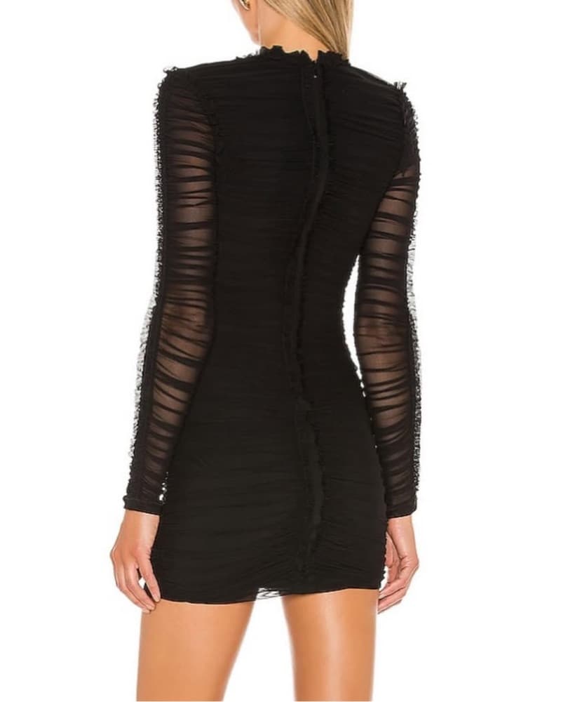 Las Olas Long Sleev Mini Dress - Image 2