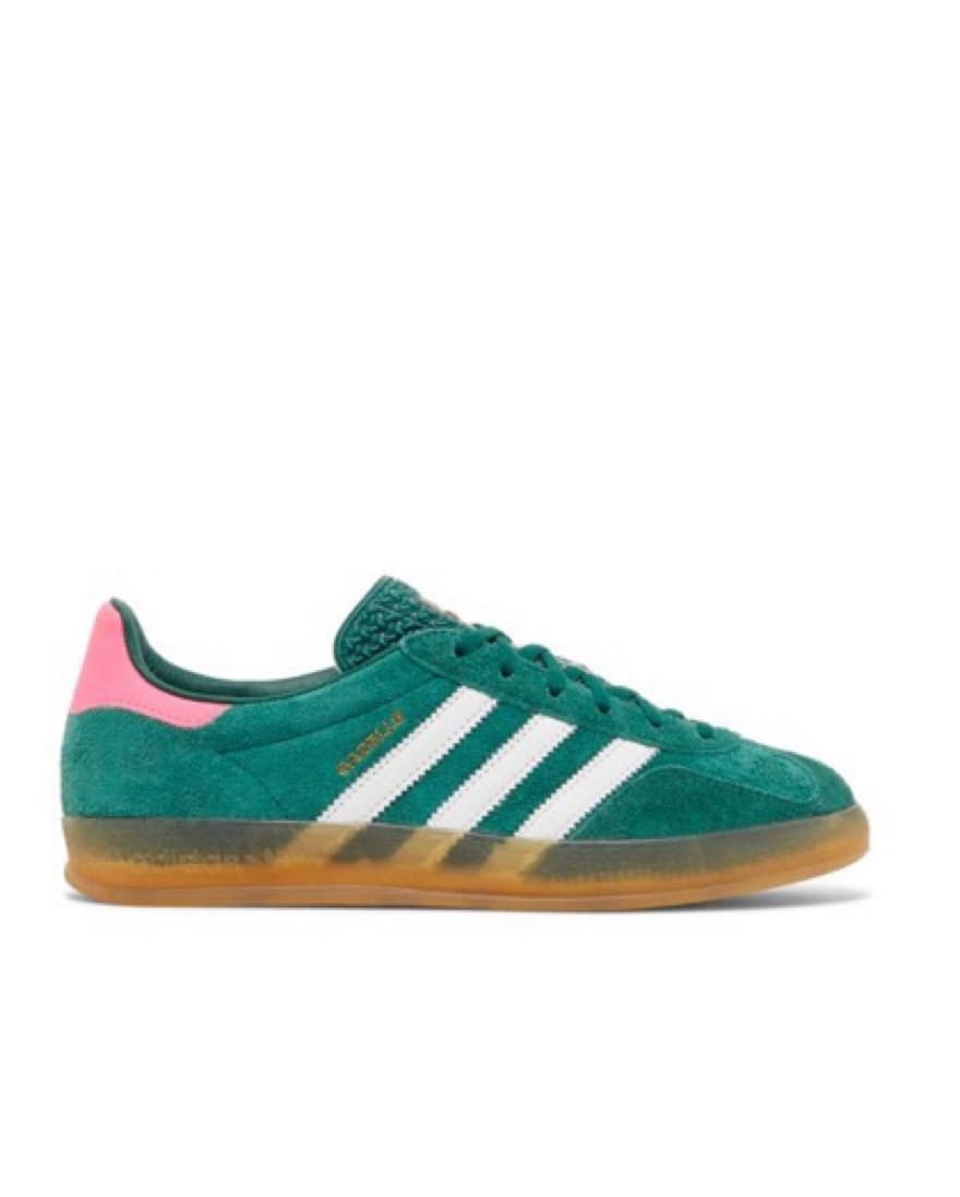 Adidas Gazelles - Green & Pink - Image 1