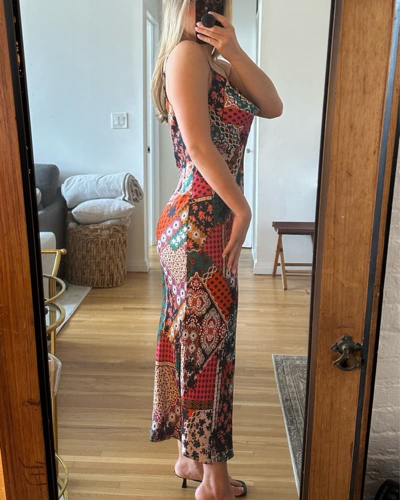 Anthroplolgie Patchwork Midi Dress - Image 2
