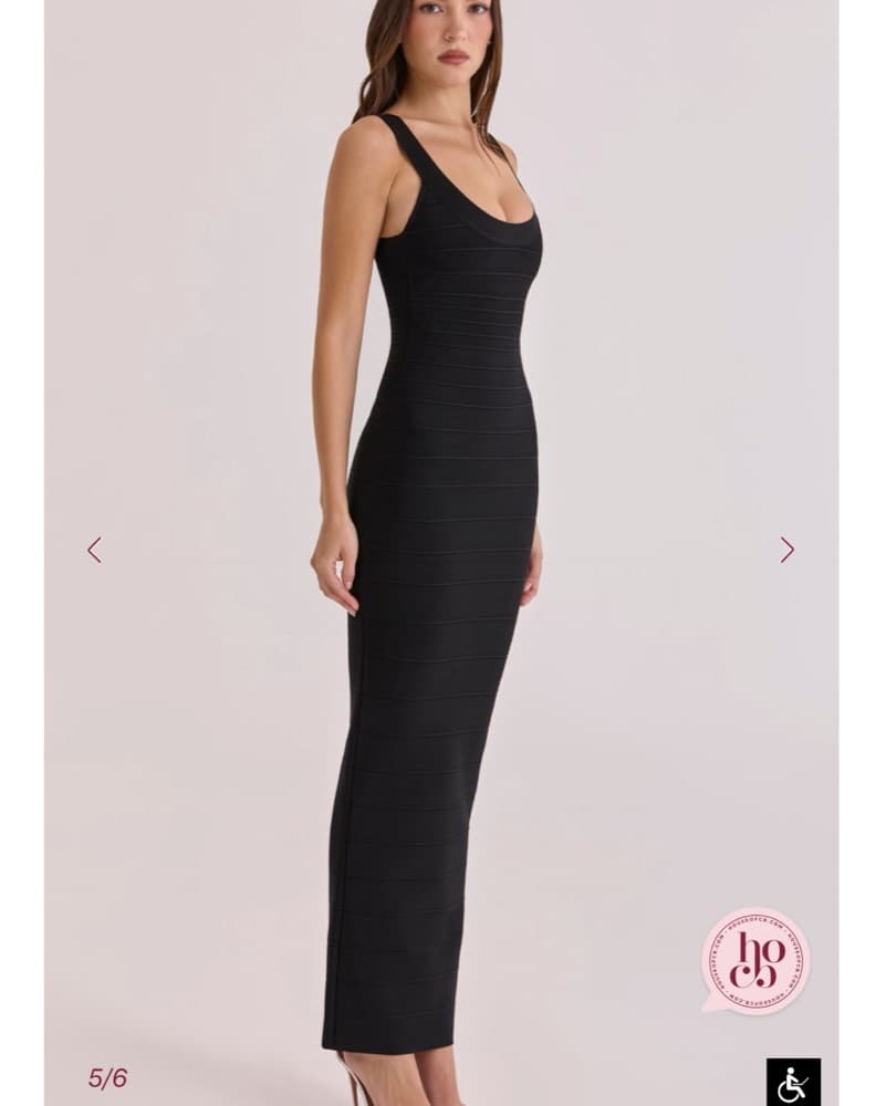House of CB Black Bandage Maxi Dress - Image 1