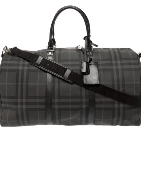 Burberry Smoked Check Weekender - Image 1