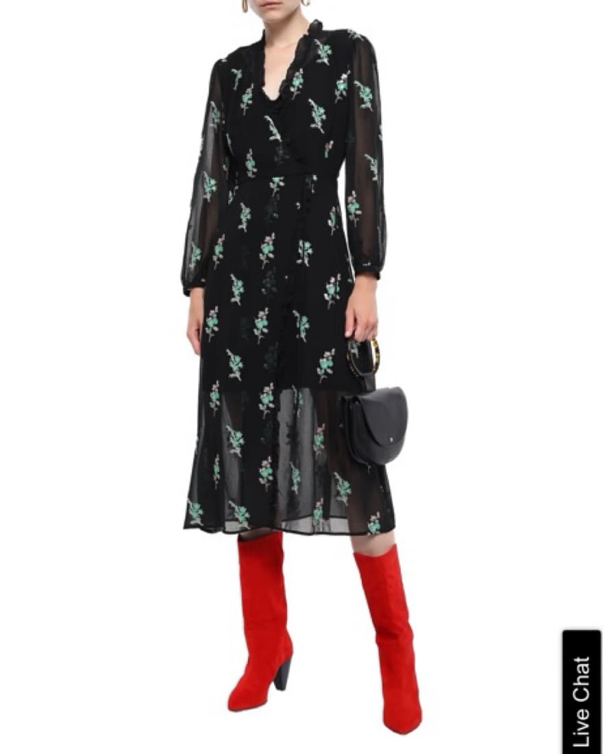 Sandro Midi Dress - Image 1