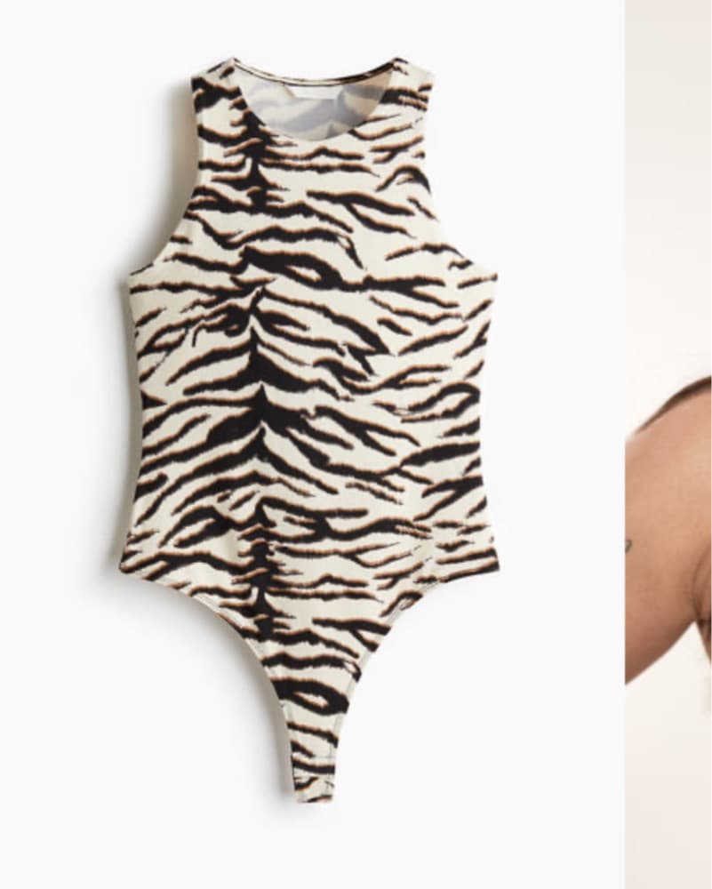 Zebra Body Suit - Image 1