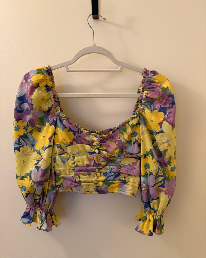 For Love And Lemons Cassia Crop Top - Image 3