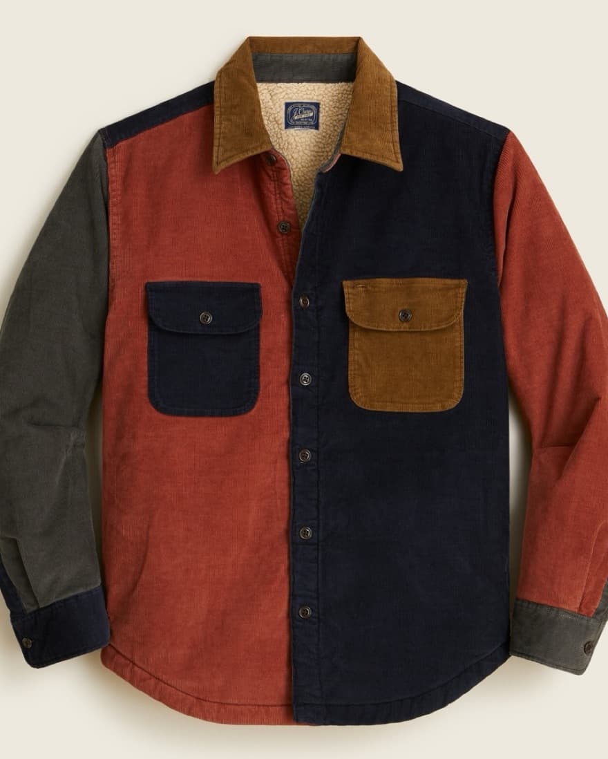 J Crew Sherpa Lined Corduroy Jacket - Image 1