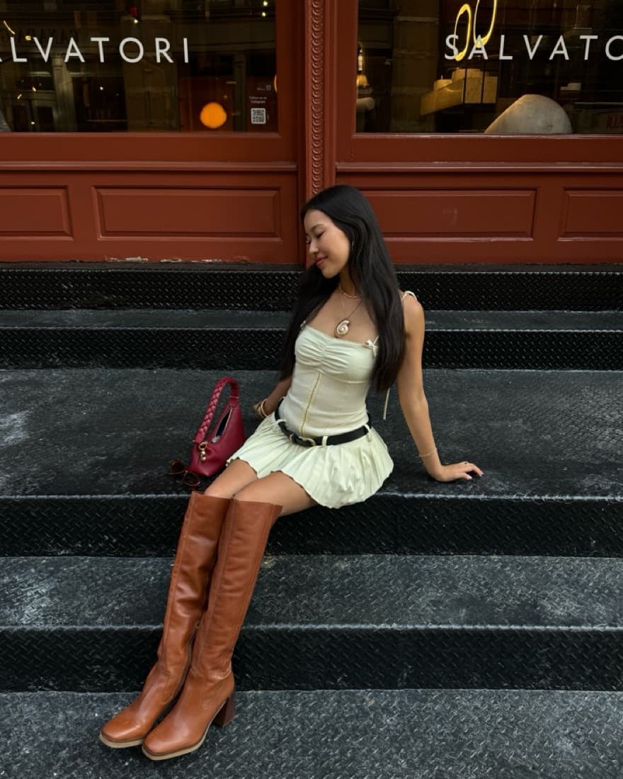 Sweet Chilling Drop Waist Dress - Image 4