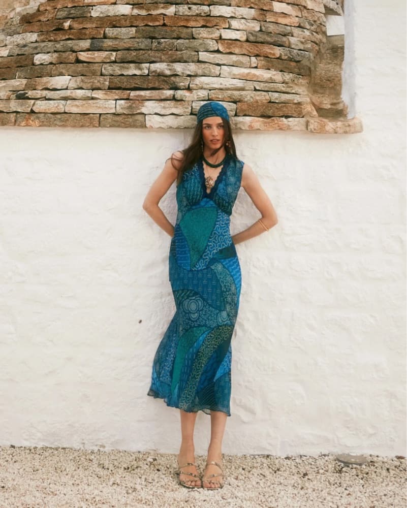 Rixo Cyprus Midi Dress - Image 1