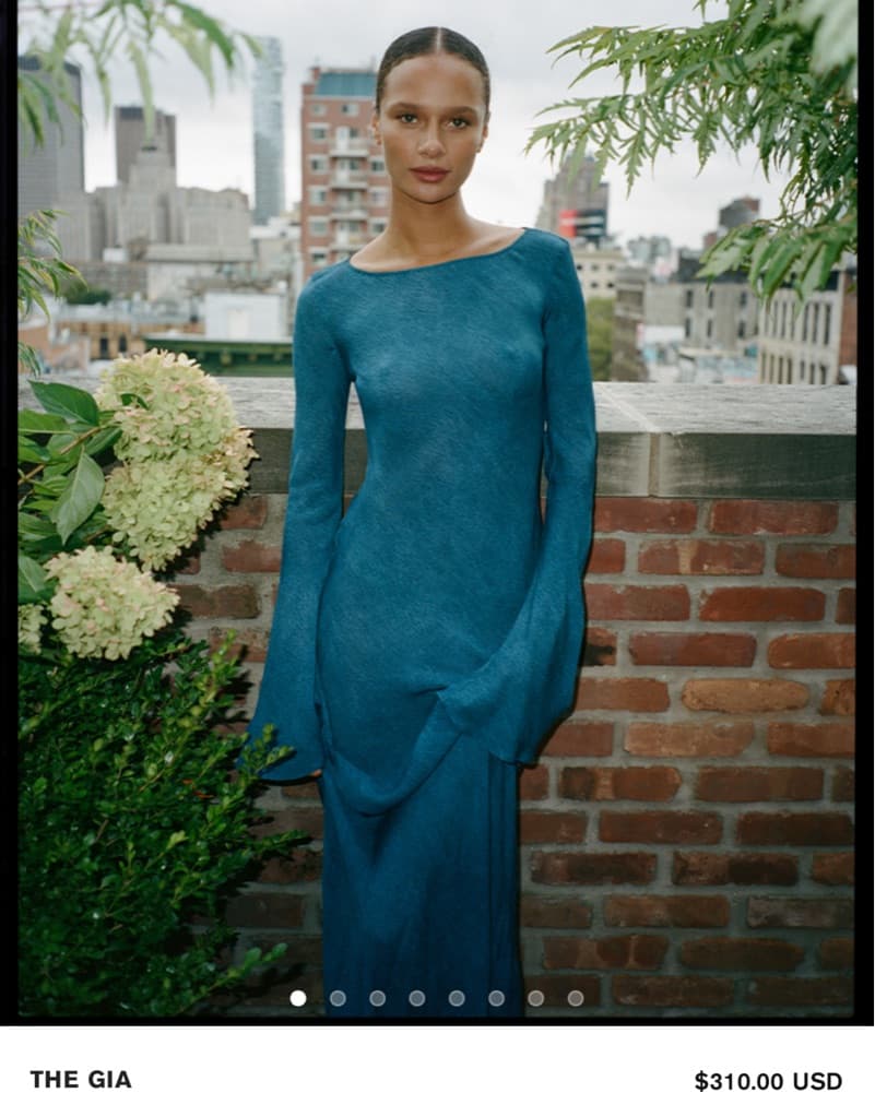 Realisation Par Silk Blue Maxi Dress - Image 1