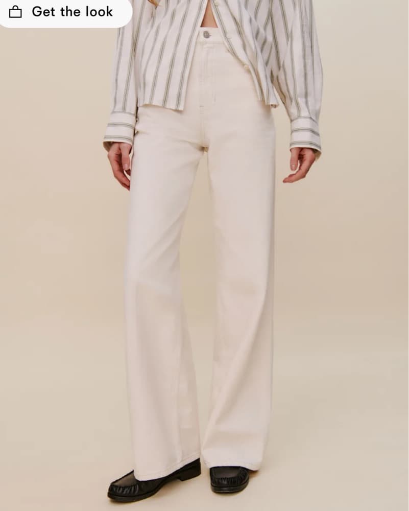 Cary High Rise Slouchy Wide Leg Jeans - Image 2