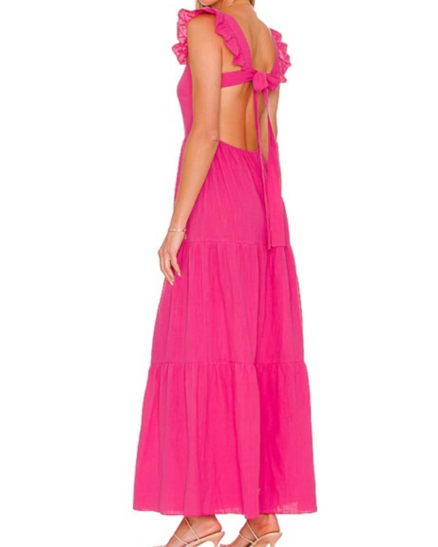 SNDYS Revolve Linen Dress - Image 1