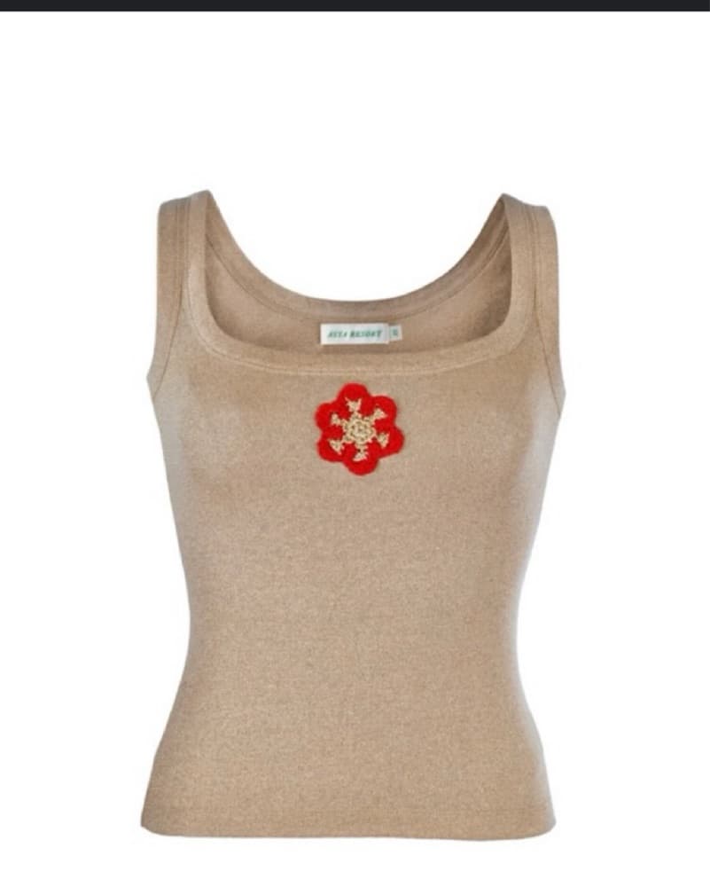 Asta Resort Gold Sequin Tank Top  - Image 1