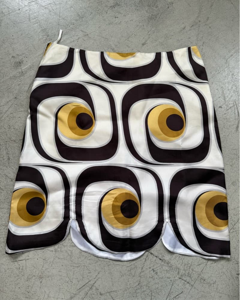 MIU MIU S/S 2005 Silk Skirt - Image 2