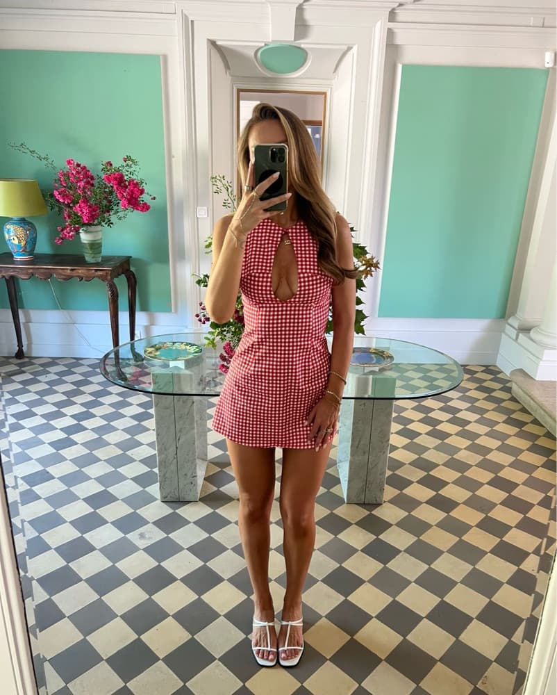 Red Gingham Mini - Image 1