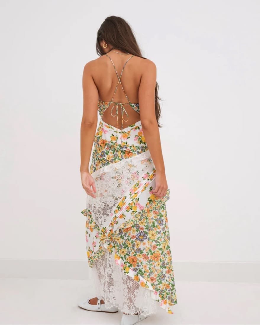 For Love And For Lemons Maxi Dress - Image 3