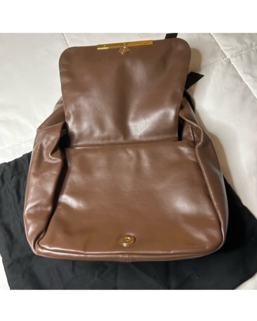 Demellier Lisbon Brown Leather Handbag - Image 4