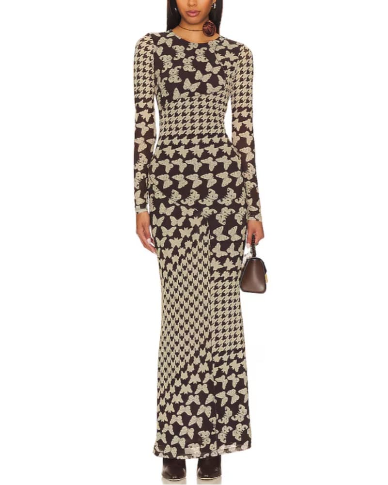 Gilma Maxi Dress Butterfly Dress - Image 1