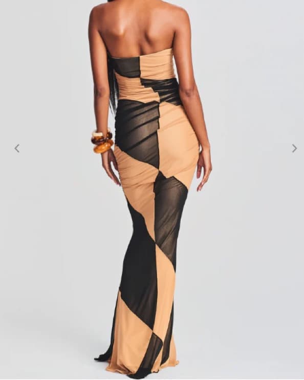Retrofete Floor Length Dress - Image 3