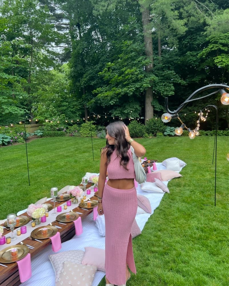 Revolve Camila Coelho Pink Set - Image 2