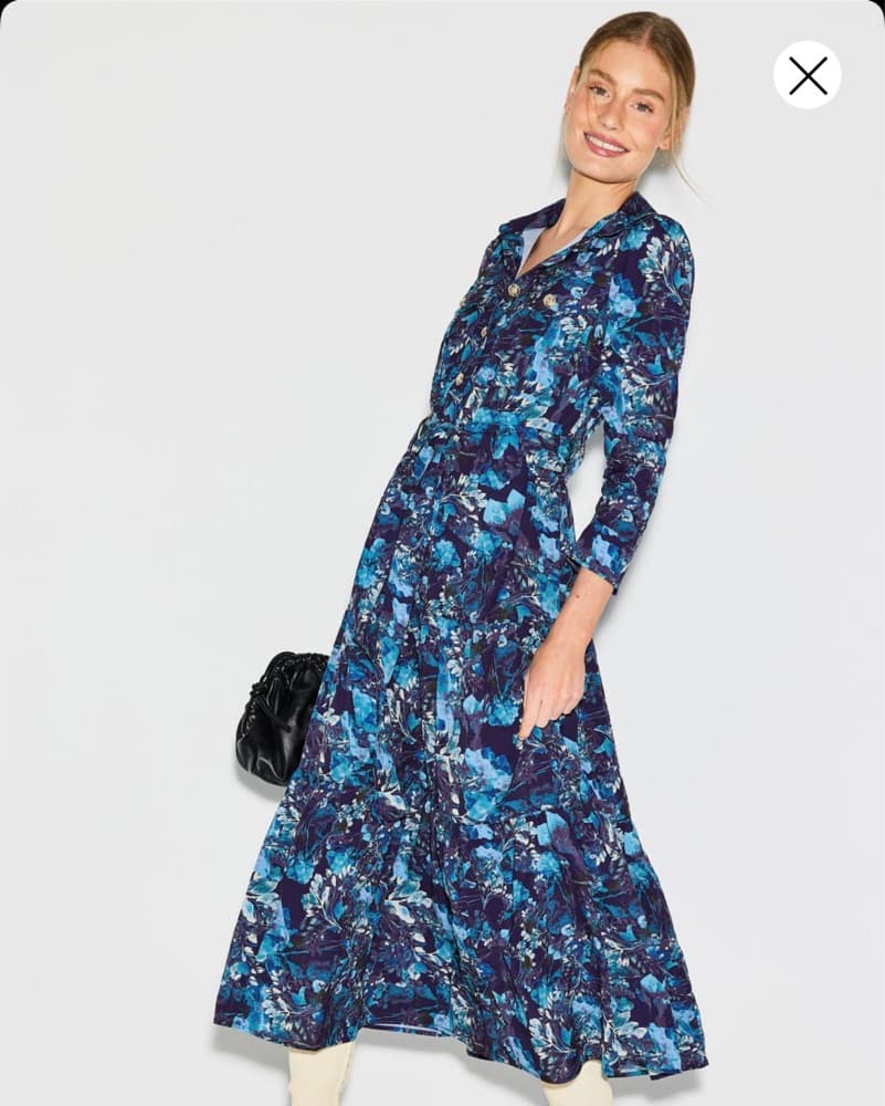 Derek Lam Printed Tie Waist Shirt Dress  - Image 2