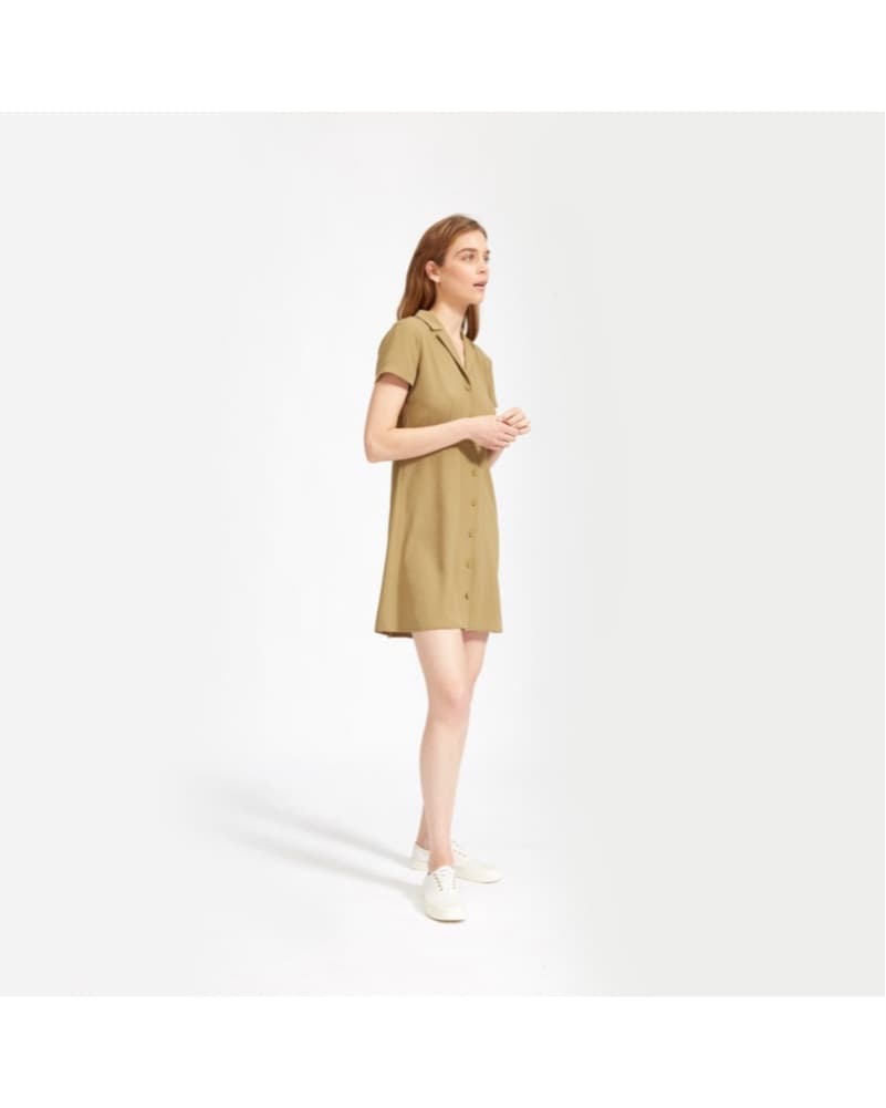 Everlane The GoWeave Notch Shirtdress, 0 - Image 5