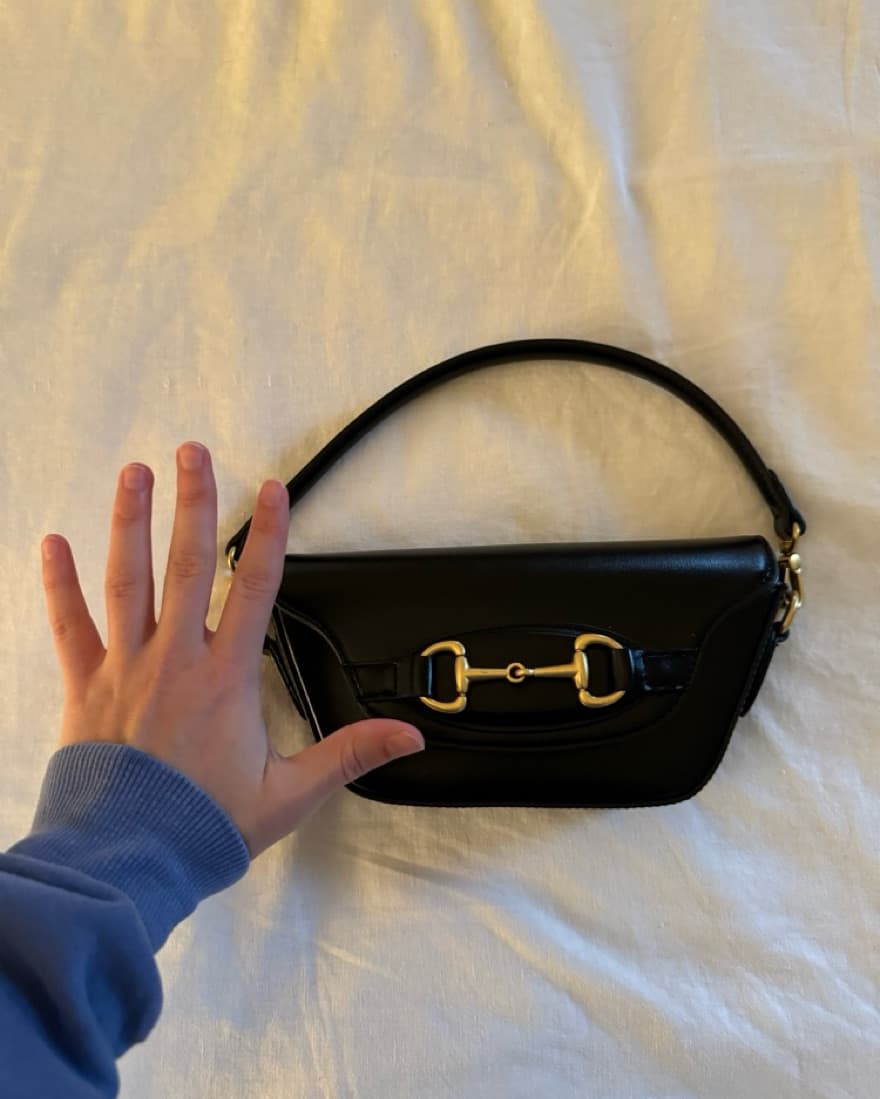 Black Horsebit Purse - Image 6