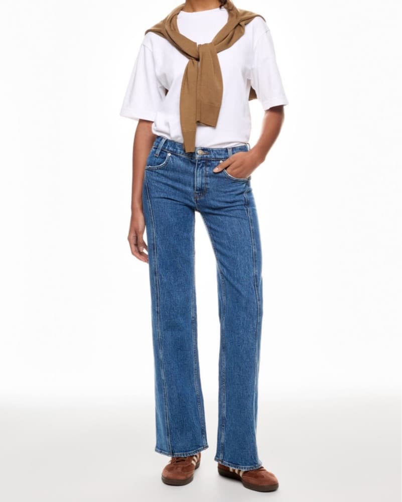 Hudson Lexi Seamed Wide Leg Jean  - Image 5