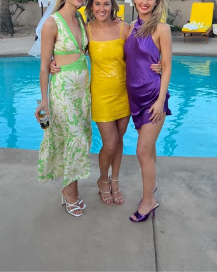 Amanda Uprichard Purple Samba Mini Dress - Image 3