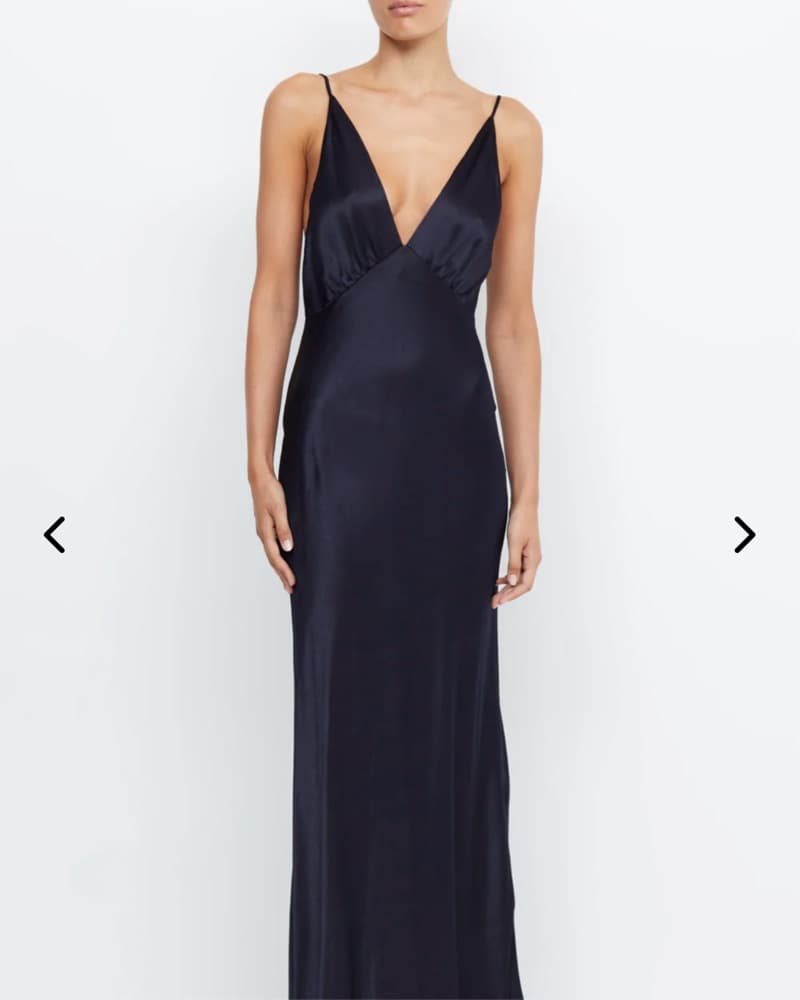 Navy blue Bec and Bridge maxi dress  - Image 1