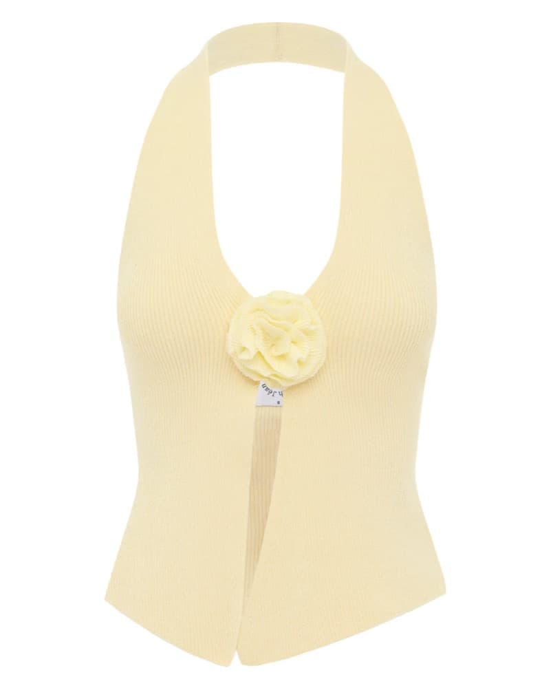 With Jean Yellow Rose Top - Image 3