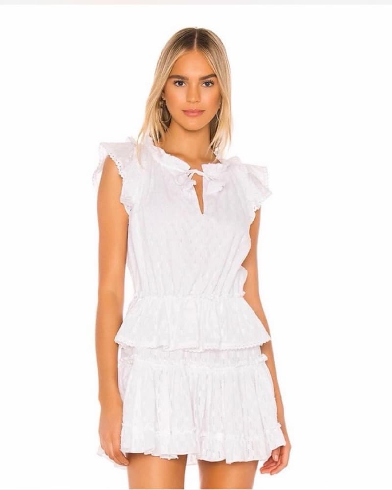 MISA Los Angeles Lilian Dress in White - Image 1