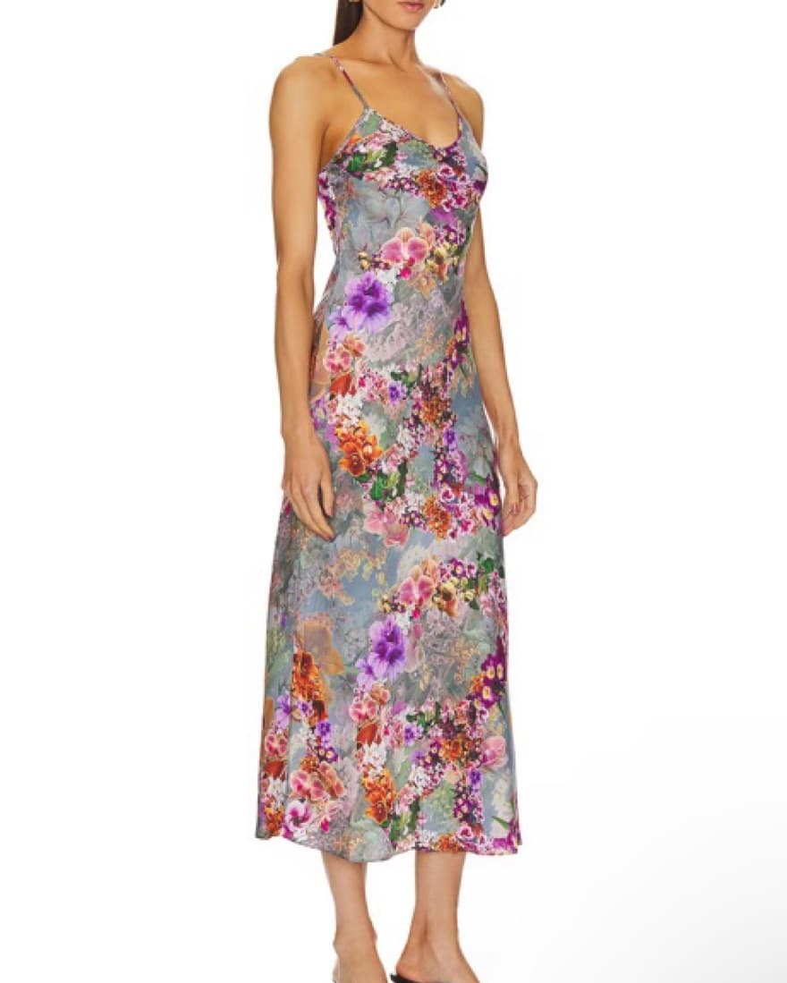ALL SAINTS FLORAL SLIP DRESS - Image 2