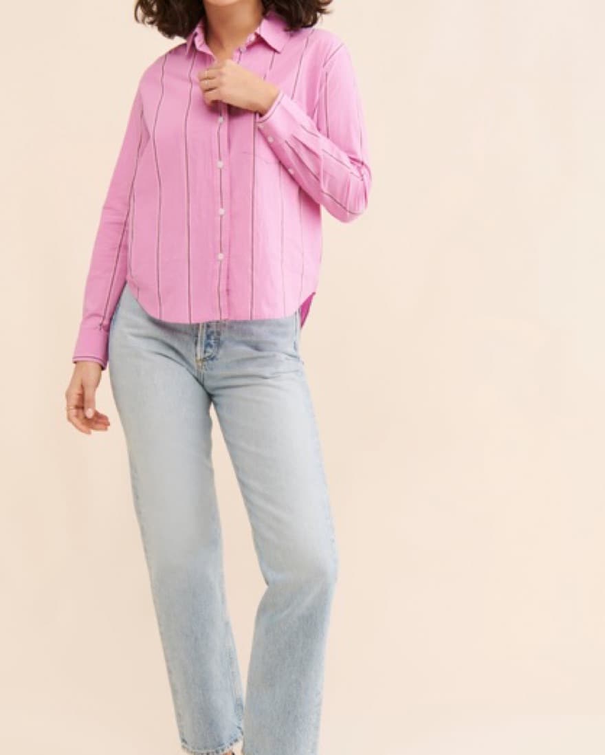 Madewell Pink Button-Down Blouse - Image 2