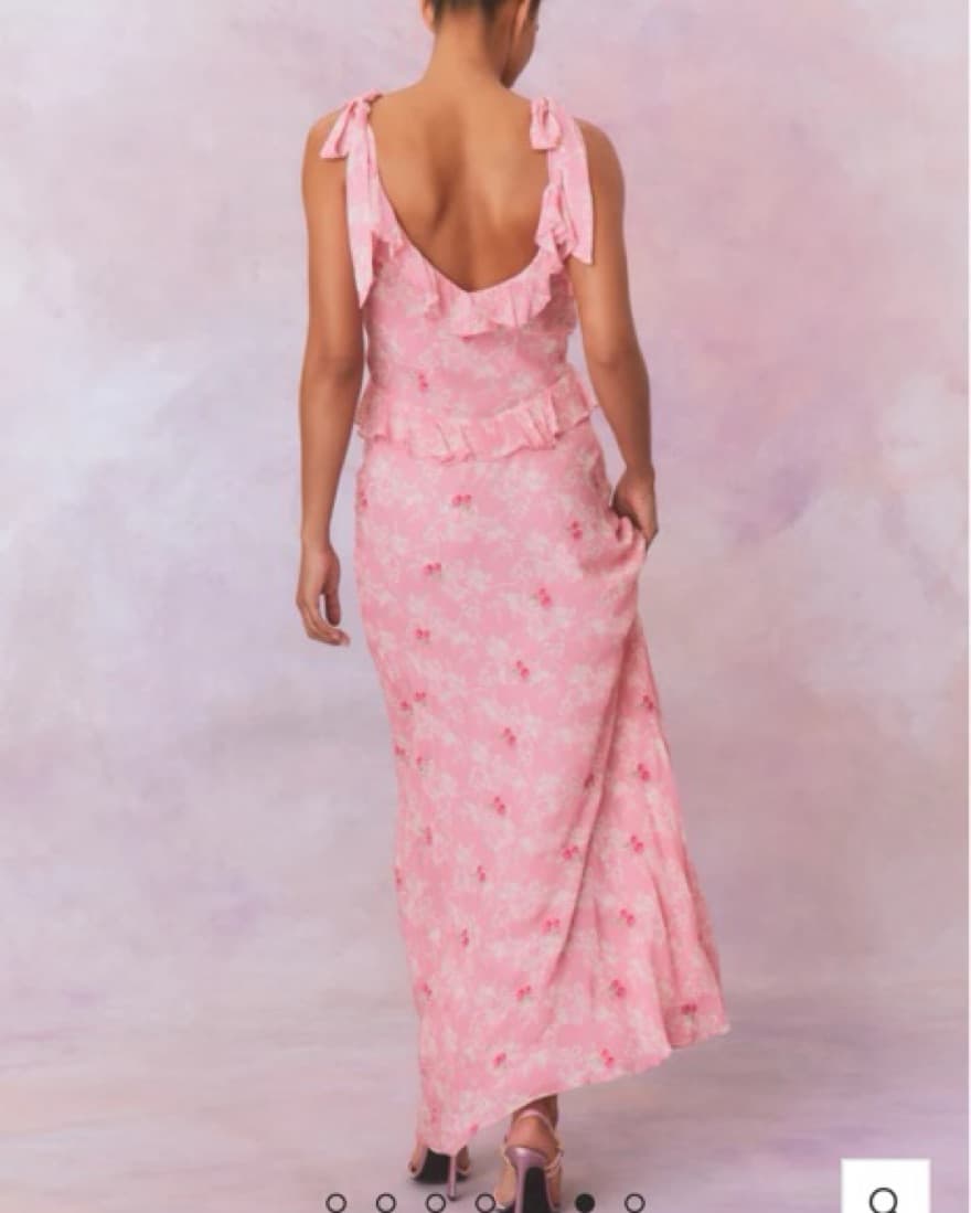Love Shack Fancy Pink Dress - Image 4