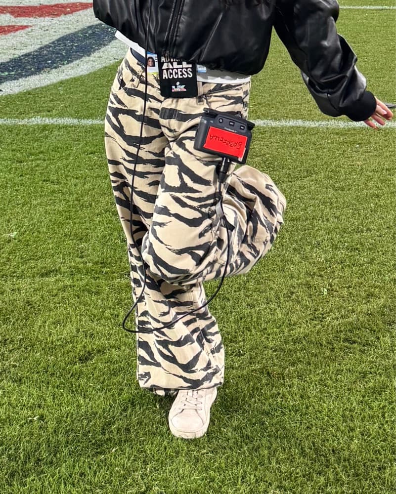 Fierce Tiger Print Camo Pants - Image 1
