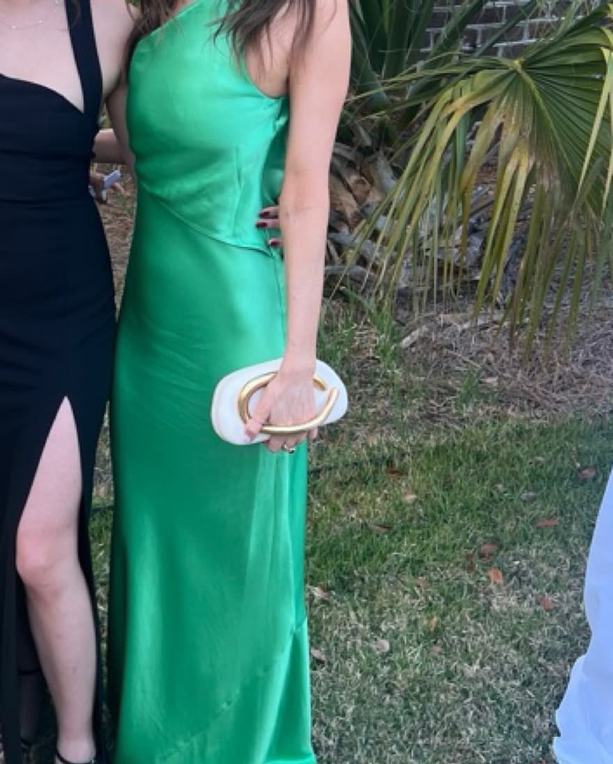 Cream and gold Clutch From Zara - Image 5