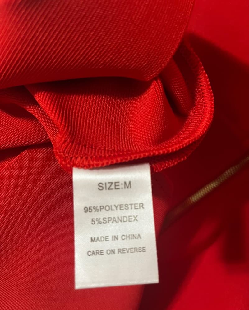 Elegant Red Corset Dress - Image 4