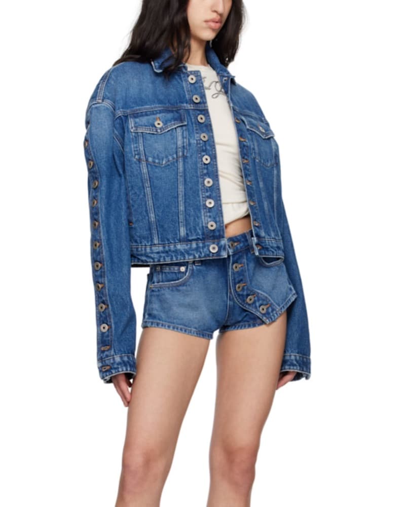 JPG The Buttoned Denim Shorts - Image 5