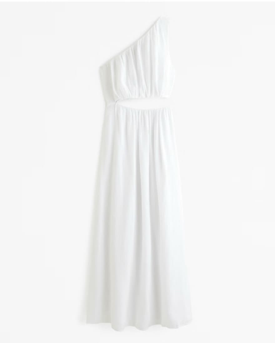 Greecian OneShoulder Cutout Dress - Image 1