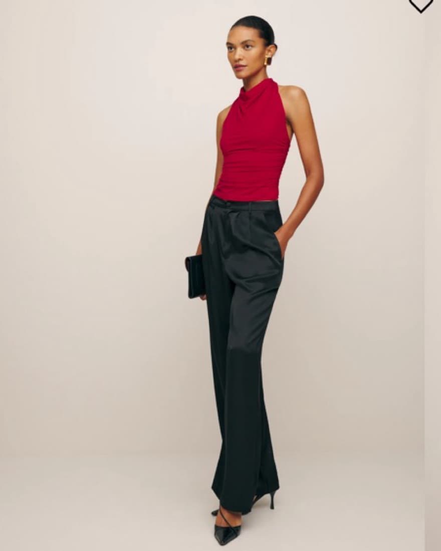 Reformation Red Halter - Image 3