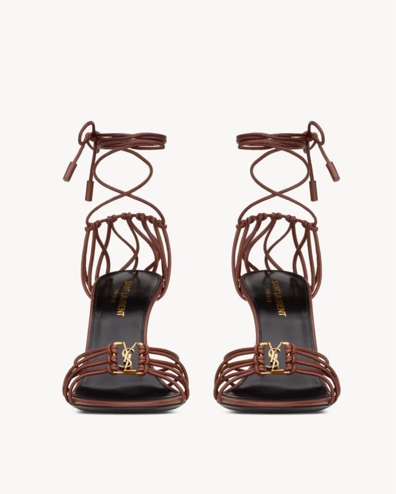 Saint Laurent Babylone Sandal Heels - Image 3