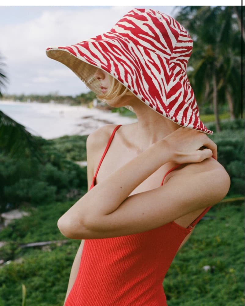 Red Zebra Bucket Hat - Image 1