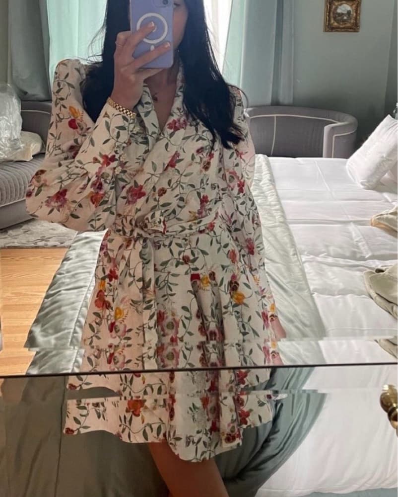 Zimmermann Wrap Mini Dress  - Image 2
